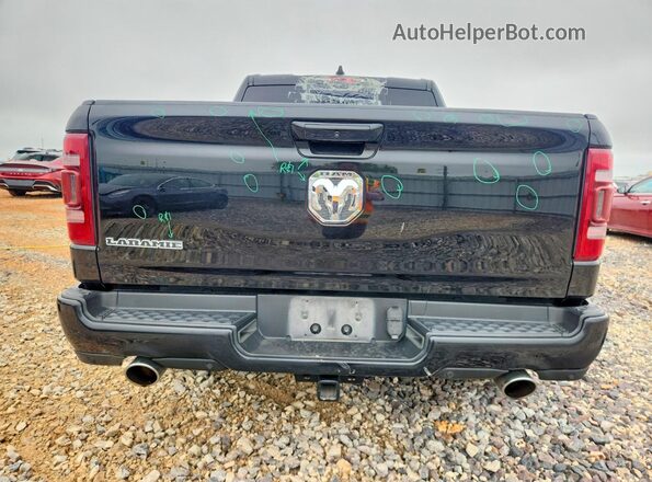1C6SRFJT7KN925110 2019 RAM 1500 Black Rear view
