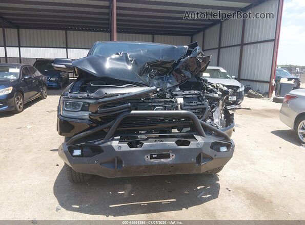 1C6SRFJT7MN653340 2021 RAM 1500 Black Front view