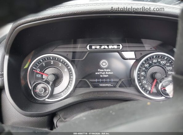 1C6SRFJT8MN508663 2021 RAM 1500 Black უკანა სავარძლების ხედი