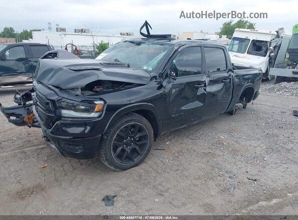 1C6SRFJT8MN508663 2021 RAM 1500 Black წინა მარცხენა ხედი სამი მეოთხედიდან