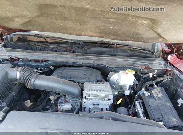 1C6SRFJT8MN793798 2021 RAM 1500 Бордовый Вид сзади