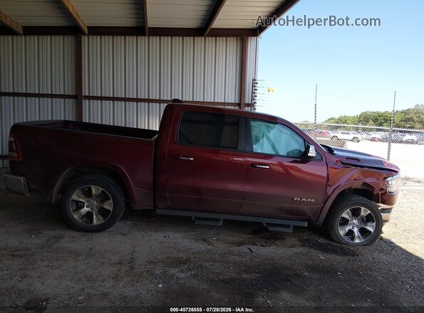 1C6SRFJT8MN793798 2021 RAM 1500 Бордовый Вид задней части салона