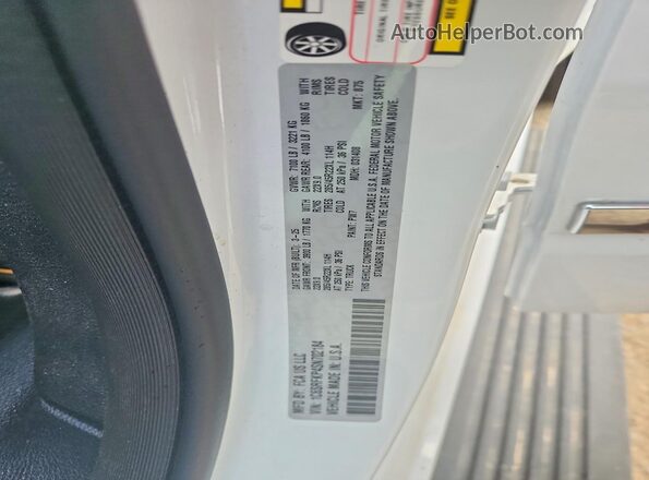 1C6SRFKP4SN702184 2025 RAM 1500 White Widok naklejki z numerem VIN