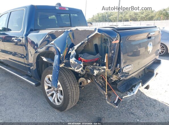 1C6SRFKT2KN517046 2019 RAM 1500 Blue Front view