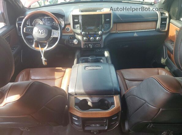1C6SRFKT4NN459090 2022 RAM 1500 Red Dashboard view