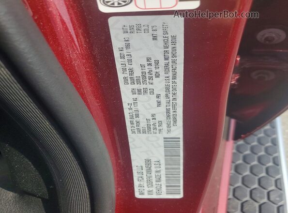 1C6SRFKT4NN459090 2022 RAM 1500 Red Engine compartment view