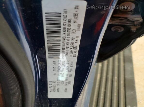 1C6SRFKT5LN212920 2020 RAM 1500 Синий Вид подкапотного пространства