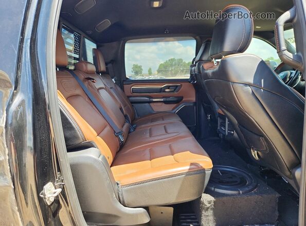 1C6SRFKT8KN831803 2019 RAM 1500 Black Vista de los asientos traseros