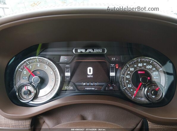 1C6SRFKT8LN136948 2020 RAM 1500 White Rear seats view