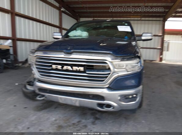 1C6SRFKTXKN642957 2019 RAM 1500 Blue Instrument cluster view