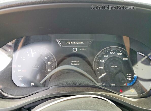 1C6SRFLP0SN766866 2025 RAM 1500 Gray Vista del cuadro de instrumentos