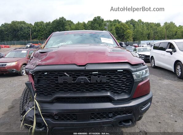 1C6SRFLP4SN583146 2025 RAM 1500 Maroon Вид щитка приладів