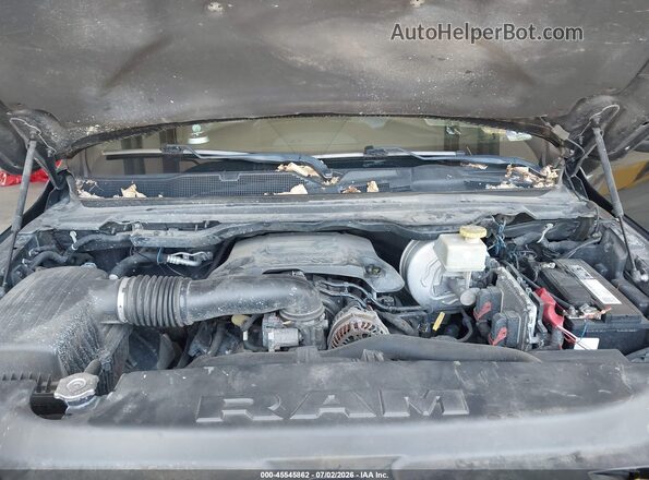 1C6SRFLT2KN763092 2019 RAM 1500 Black Вид ззаду