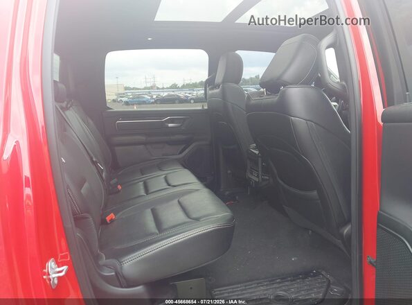 1C6SRFLT2NN100786 2022 RAM 1500 Red Vista de la etiqueta del VIN