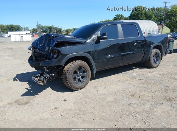 1C6SRFLT3NN284880 2022 RAM 1500 Black წინა მარცხენა ხედი სამი მეოთხედიდან