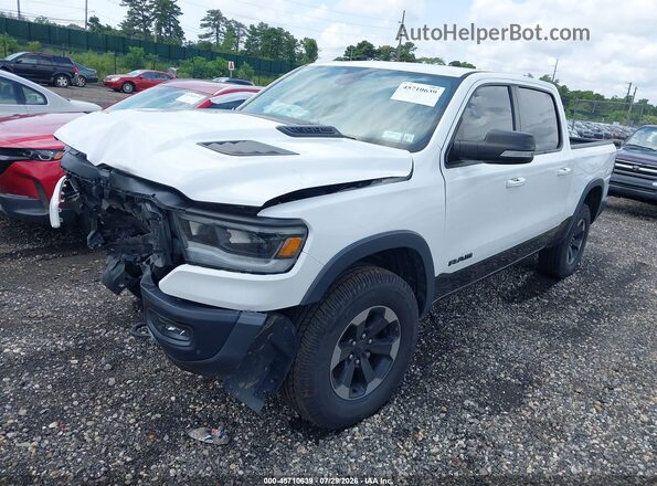 1C6SRFLT6KN881775 2019 RAM 1500 Белый Передняя левая четверть