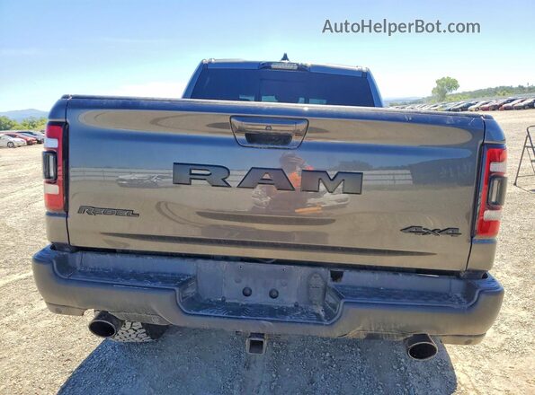1C6SRFLTXMN760833 2021 RAM 1500 Gray Вид ззаду