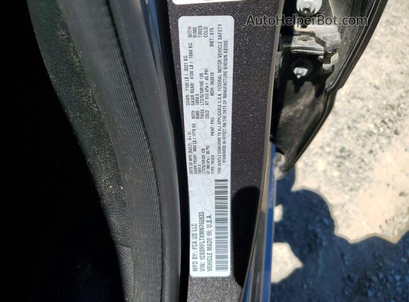 1C6SRFLTXMN760833 2021 RAM 1500 Gray Вид наклейки з VIN-кодом