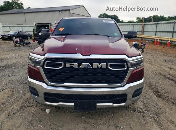 1C6SRFMP0SN732487 2025 RAM 1500 Maroon წინა ხედი