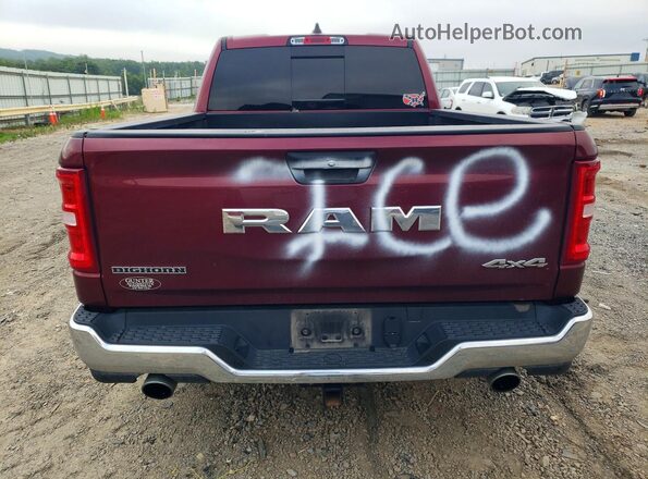 1C6SRFMP0SN732487 2025 RAM 1500 Maroon უკანა ხედი