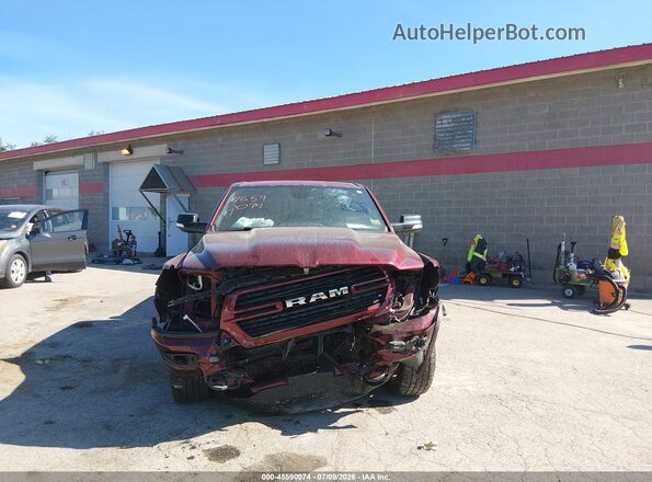 1C6SRFMT8KN897880 2019 RAM 1500 Red Вид спереду