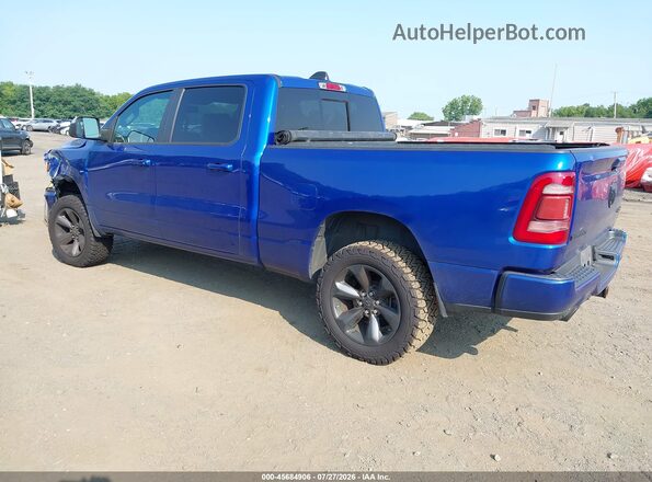 1C6SRFMTXKN665507 2019 RAM 1500 Dark Blue Задня ліва чверть