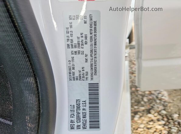 1C6SRFNP7SN545729 2025 RAM 1500 Белый Вид подкапотного пространства