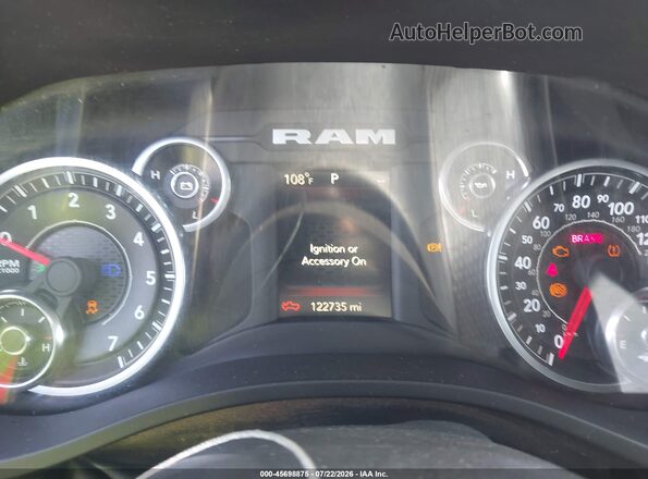 1C6SRFNT6PN544057 2023 RAM 1500 White Widok tylnych siedzeń
