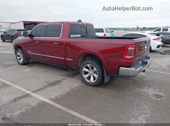 1C6SRFPTXKN672095 2019 RAM 1500 Maroon Rear left