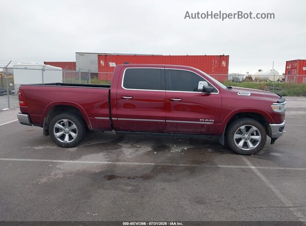 1C6SRFPTXKN672095 2019 RAM 1500 Maroon Rear interior view