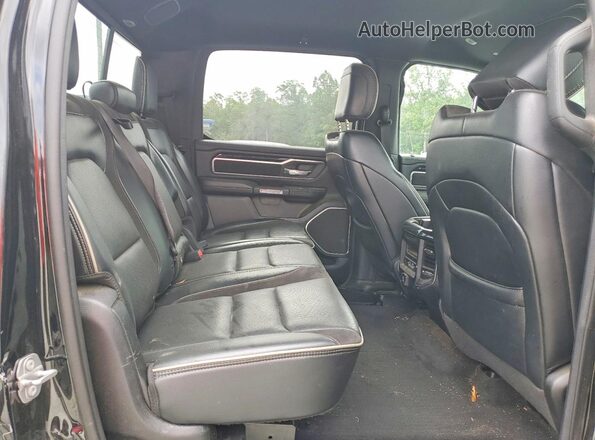 1C6SRFRT0MN654348 2021 RAM 1500 Black Rear seats view