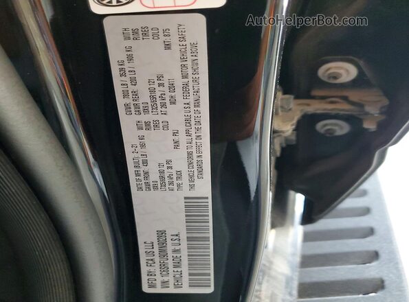 1C6SRFU90MN902898 2021 RAM 1500 Black Вид наклейки з VIN-кодом