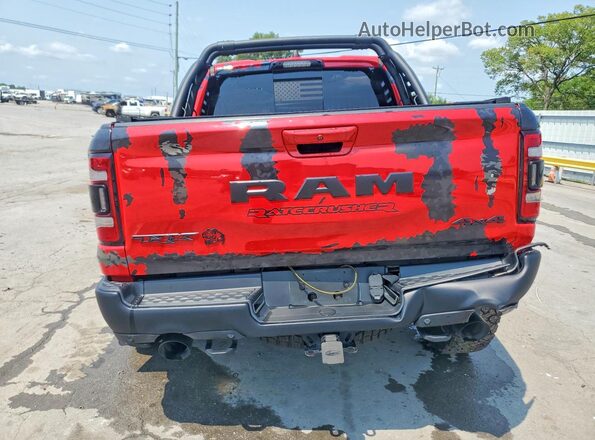 1C6SRFU98NN217159 2022 RAM 1500 Red Rear view