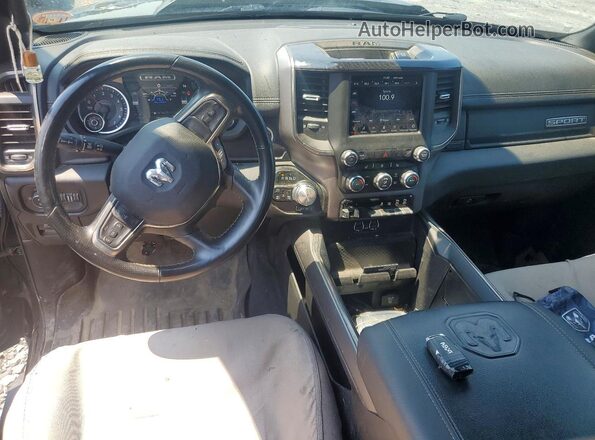 1C6SRFWT5MN633323 2021 RAM 1500 Black Dashboard view