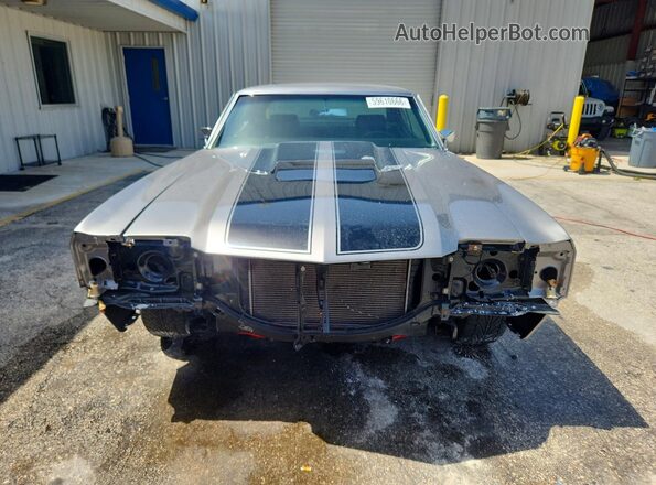 1D37J2R507001 1972 CHEVROLET CHEVELLE Gray წინა ხედი