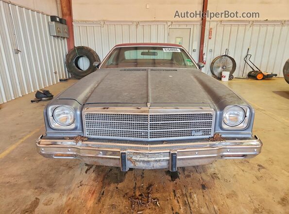 1D37R4K455754 1974 CHEVROLET MALIBU Серый Вид спереди