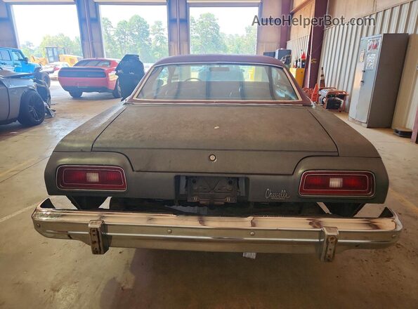 1D37R4K455754 1974 CHEVROLET MALIBU Серый Вид сзади