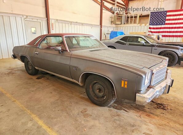 1D37R4K455754 1974 CHEVROLET MALIBU Серый Передняя правая четверть