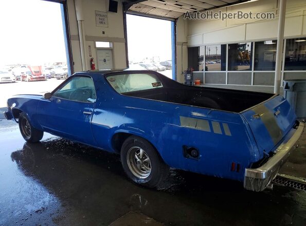 1D80H4R506884 1974 CHEVROLET EL Синий Задняя левая четверть
