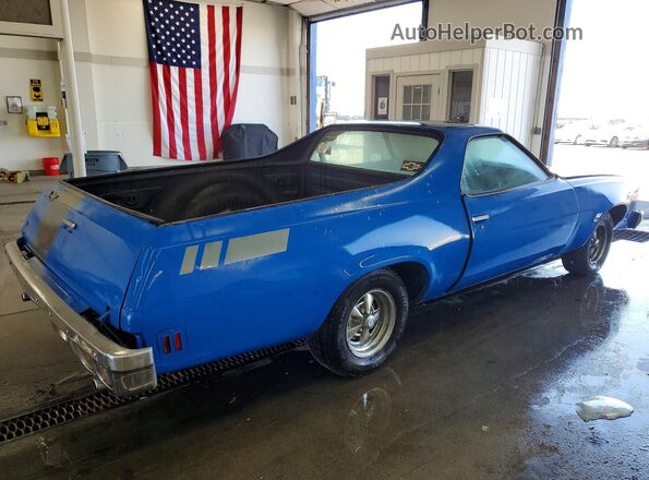 1D80H4R506884 1974 CHEVROLET EL Синий Задняя правая четверть