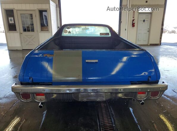 1D80H4R506884 1974 CHEVROLET EL Синий Вид сзади