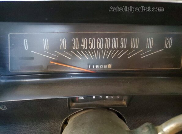 1D80H4R506884 1974 CHEVROLET EL Синий Вид щитка приборов