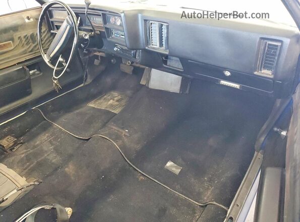 1D80H4R506884 1974 CHEVROLET EL Синий Вид панели приборов
