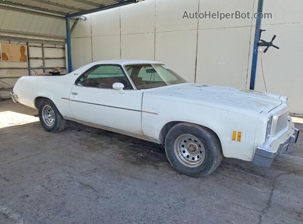 1D80L7Z414497 1977 CHEVROLET EL Белый Передняя правая четверть