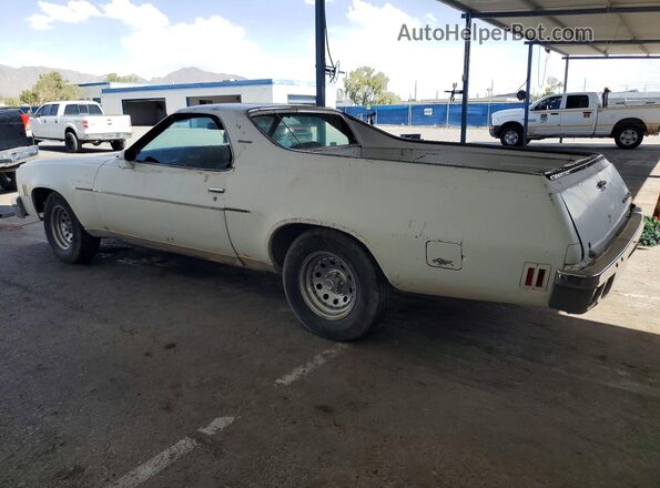 1D80L7Z414497 1977 CHEVROLET EL Белый Задняя левая четверть