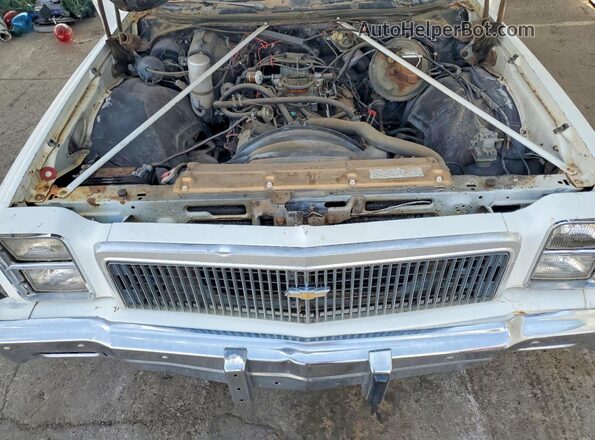 1D80L7Z414497 1977 CHEVROLET EL Белый Вид задней части салона
