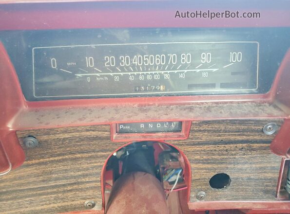 1D80L7Z414497 1977 CHEVROLET EL Белый Вид щитка приборов