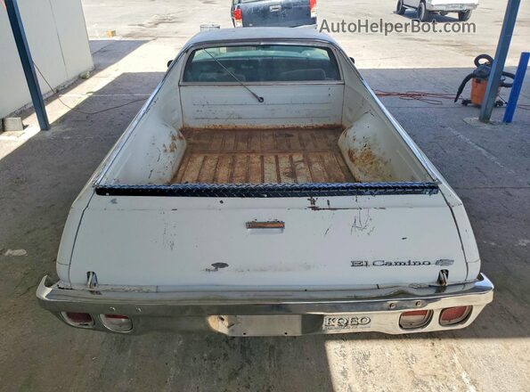 1D80L7Z414497 1977 CHEVROLET EL Белый Вид задних сидений