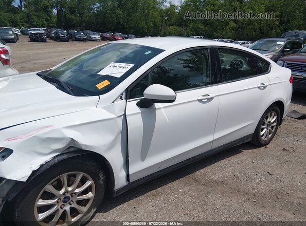 1FA6P0G72G5114979 2016 FORD FUSION White Սալոնի 360 աստիճան տեսք
