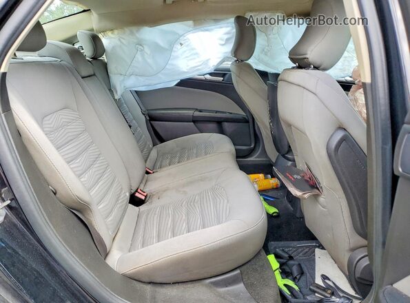1FA6P0G73G5111895 2016 FORD FUSION Черный Вид задних сидений